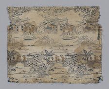 Fragment, Japan, late Edo period (1789-1868), 1800/25. Creator: Unknown
