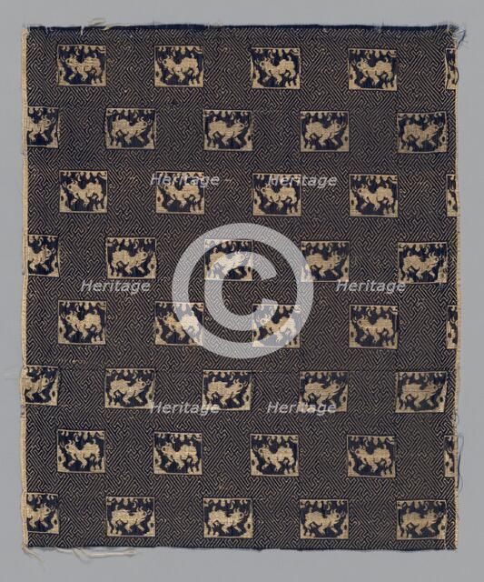 Fragment, Japan, late Edo period (1789-1868)/ Meiji period (1868-1912), 1850/75. Creator: Unknown.