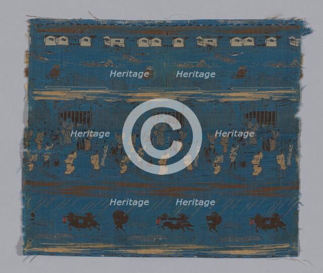 Fragment, Japan, late Edo period (1789-1868)/ Meiji period (1868-1912), 19th century. Creator: Unknown.