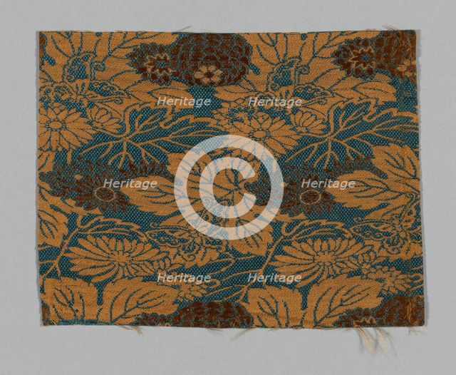 Fragment, Japan, Meiji period (1868-1912), 1875/1900. Creator: Unknown.