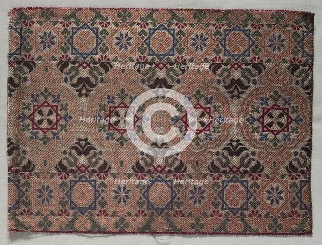 Fragment of Cloth, 19th century. Creator: Unknown.