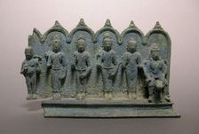 Fragment of a Tableau with Avatars of Vishnu, Pala period, 9th/10th century. Creator: Unknown