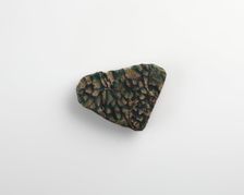 Fragment of a tablet for inlay, Ptolemaic Dynasty or Roman period, 200 BCE-100 CE. Creator: Unknown