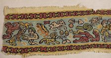 Fragment of a tapestry band, Coptic