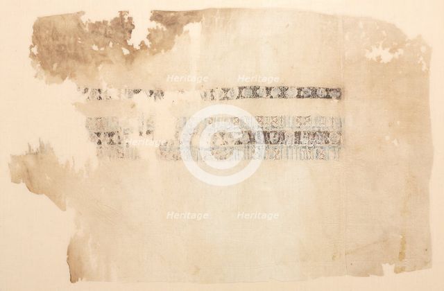 Fragment of a Tiraz, Probably Inset from a Sleeve, 1027 - 1036. Creator: Unknown.