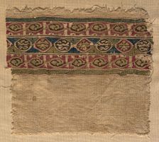 Fragment of a Tiraz-Style Textile, 1081 - 1101. Creator: Unknown