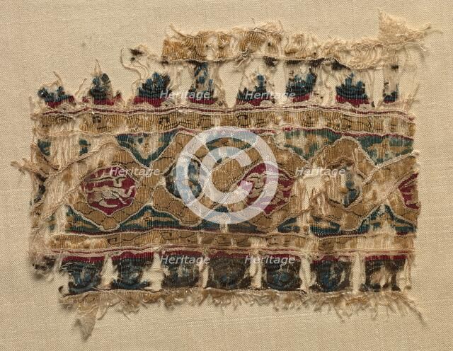 Fragment of a Tiraz-Style Textile, 1081 - 1101. Creator: Unknown.