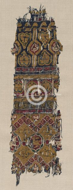 Fragment of a Tiraz-Style Textile, 1081 - 1101. Creator: Unknown.