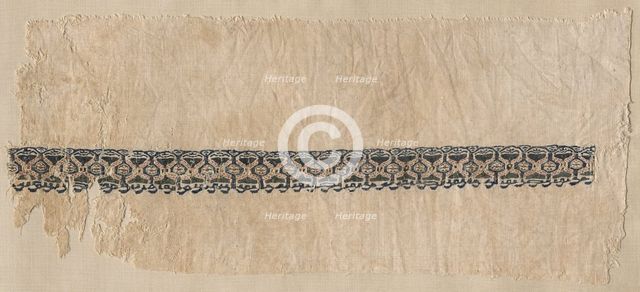 Fragment of a Tiraz-Style Textile, 1094 - 1101. Creator: Unknown.