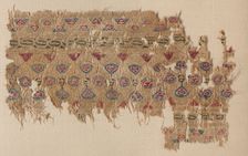 Fragment of a Tiraz-Style Textile, 1100s. Creator: Unknown