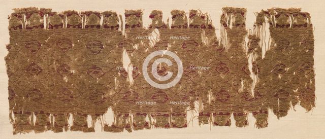 Fragment of a Tiraz-Style Textile, 1130 - 1149. Creator: Unknown.