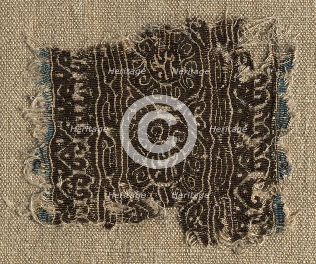 Fragment of a Tiraz-Style Textile, 1130 - 1149. Creator: Unknown.