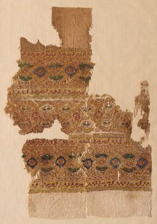 Fragment of a Tiraz-Style Textile, 1130 - 1149. Creator: Unknown