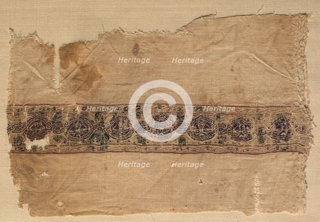 Fragment of a Tiraz-Style Textile, 1130 - 1169. Creator: Unknown.