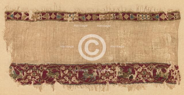 Fragment of a Tiraz-Style Textile, late 1000s. Creator: Unknown.