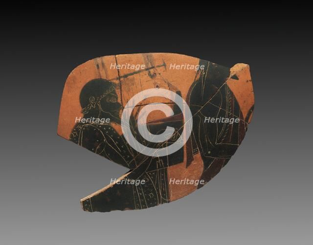Fragment of a Vase, 500s BC. Creator: Unknown.