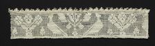 Fragment of a Band with Birds and Trees, 16th century. Creator: Unknown