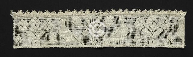 Fragment of a Band with Birds and Trees, 16th century. Creator: Unknown.