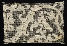 Fragment (of a Band?) with Floral Pattern, 16th century. Creator: Unknown