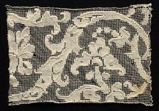 Fragment (of a Band?) with Floral Pattern, 16th century. Creator: Unknown