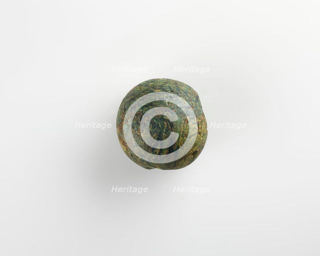 Fragment of a ball, Ptolemaic Dynasty or Roman Period, 305 BCE-14 CE. Creator: Unknown.