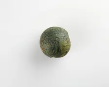 Fragment of a ball, Ptolemaic Dynasty or Roman Period, 305 BCE-14 CE. Creator: Unknown