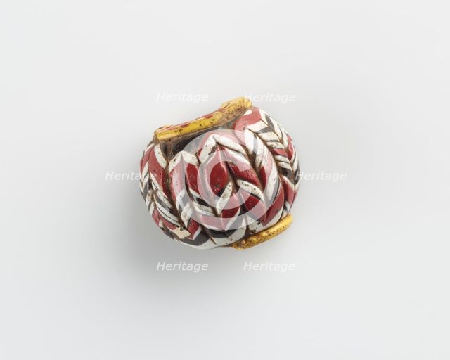 Fragment of a bead, 5th-6th century. Creator: Unknown.
