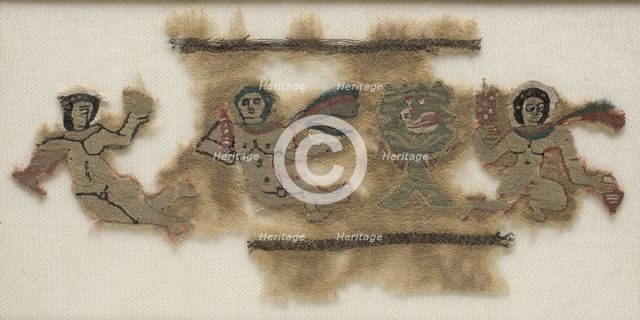 Fragment of a Border, 800s. Creator: Unknown.