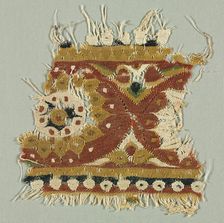 Fragment of a Border, 800s. Creator: Unknown