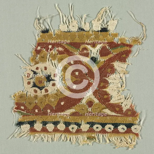 Fragment of a Border, 800s. Creator: Unknown.