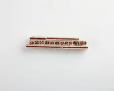 Fragment of a border inlay, Ptolemaic Dynasty to Roman Period, 305 BCE-19 CE. Creator: Unknown