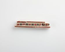 Fragment of a border inlay, Ptolemaic Dynasty to Roman Period, 305 BCE-19 CE. Creator: Unknown