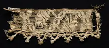 Fragment of a Border with Abstract Pattern, 16th century. Creator: Unknown