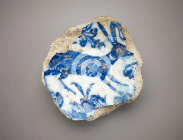 Fragment of a bowl, (15th century?). Creator: Unknown.