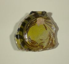 Fragment of a Bowl, 16th-17th century. Creator: Unknown