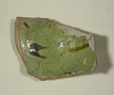 Fragment of a Bowl, 13th-14th century. Creator: Unknown