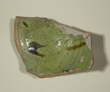 Fragment of a Bowl, 13th-14th century. Creator: Unknown