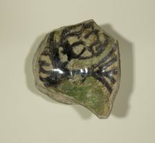 Fragment of a Bowl, 13th-14th century. Creator: Unknown