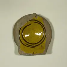 Fragment of a Bowl, 13th-14th century. Creator: Unknown