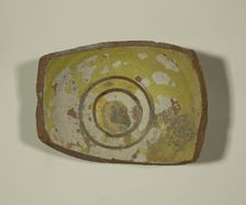 Fragment of a Bowl, 13th-14th century. Creator: Unknown