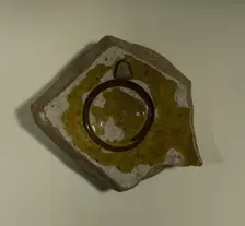 Fragment of a Bowl, 13th-14th century. Creator: Unknown