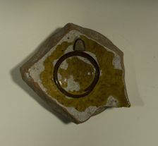 Fragment of a Bowl, 13th-14th century. Creator: Unknown