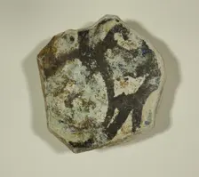Fragment of a Bowl, 13th-14th century. Creator: Unknown