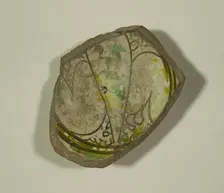 Fragment of a Bowl, 13th-14th century. Creator: Unknown