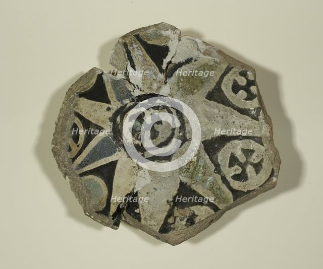 Fragment of a Bowl, 13th-14th century. Creator: Unknown.