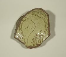Fragment of a Bowl, mid 12th-early 13th century. Creator: Unknown
