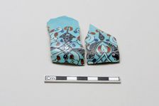 Fragment of a bowl, Saljuq period, early 13th century. Creator: Unknown