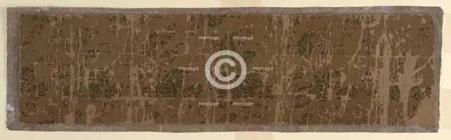 Fragment of a Buddhist robe (kesa), Momoyama or Edo period, late 16th-17th century. Creator: Unknown.