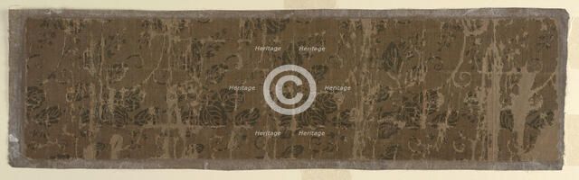 Fragment of a Buddhist robe (kesa), Momoyama or Edo period, late 16th-17th century. Creator: Unknown.