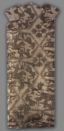 Fragment of a Caftan, 935-1055. Creator: Unknown